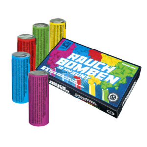 5er Pack Rauchbomben 38mm Bunt
